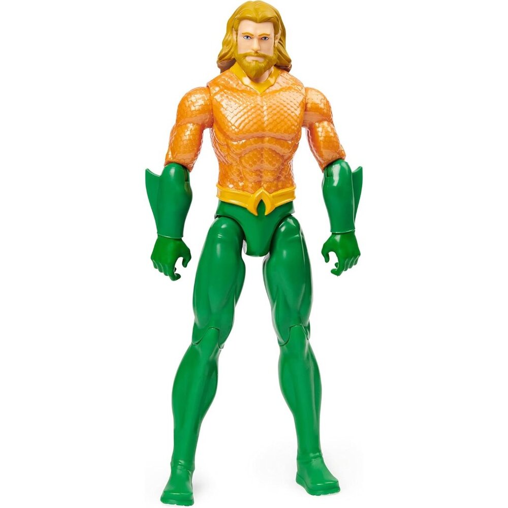 DC Aquaman 12" Action Figure By Spin Master Green and Gold Suit